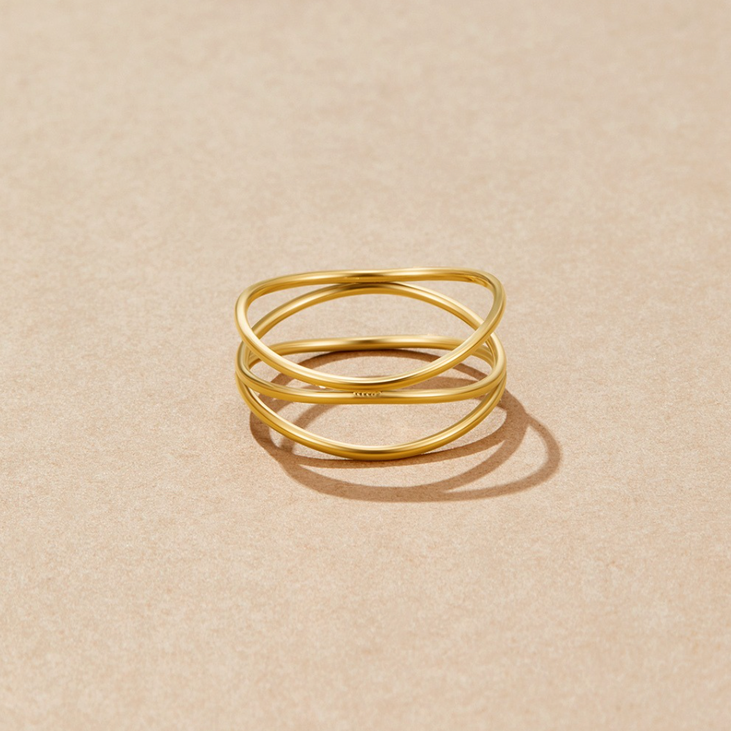 Infinity Loop - Gold Ring